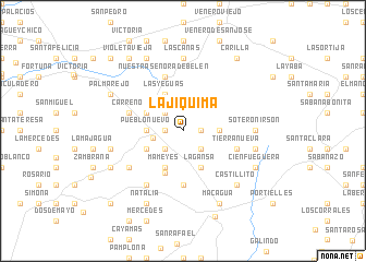 map of La Jíquima