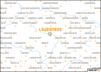 map of La Joignère