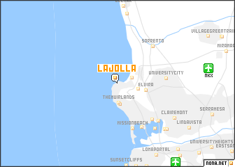 map of La Jolla