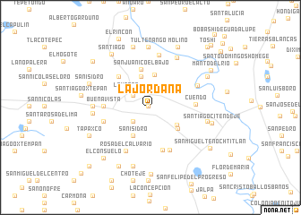 map of La Jordana