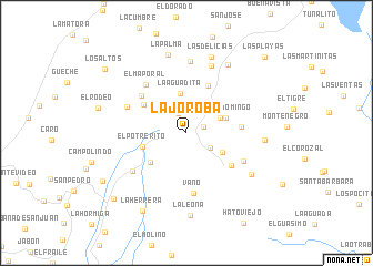 map of La Joroba