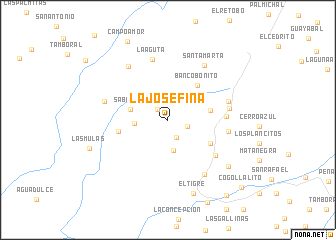 map of La Josefina