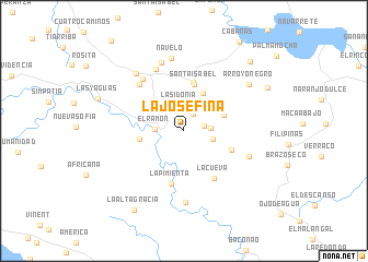 map of La Josefina