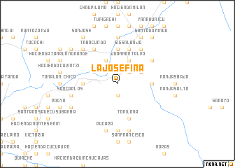 map of La Josefina