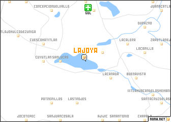 map of La Joya