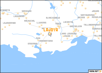 map of La Joya