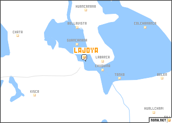 map of La Joya