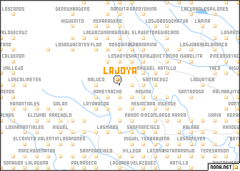 map of La Joya