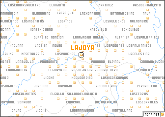 map of La Joya