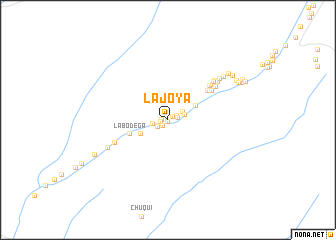 map of La Joya