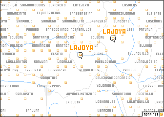 map of La Joya