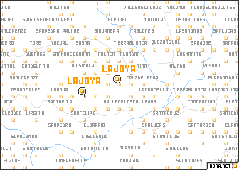 map of La Joya