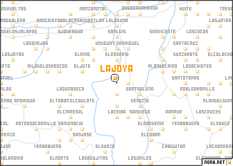 map of La Joya