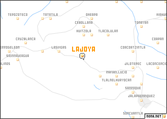 map of La Joya