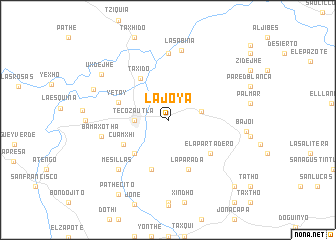 map of La Joya