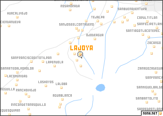 map of La Joya