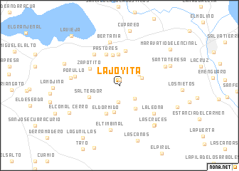 map of La Joyita