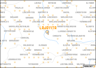 map of La Joyita