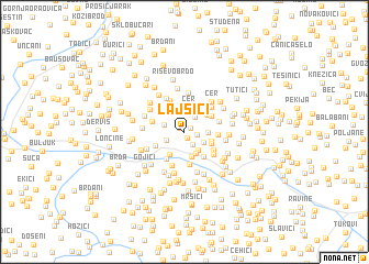 map of Lajšići