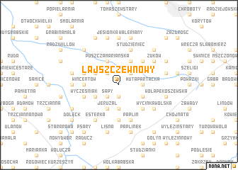 map of Łajszczew Nowy