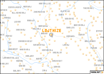 map of (( Lajthizë ))