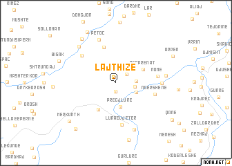 map of Lajthizë