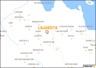 map of La Juanita