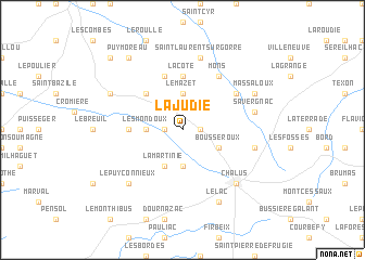 map of La Judie