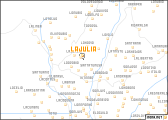 map of La Julia