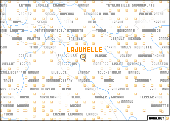 map of La Jumelle