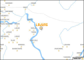 map of Lajung