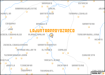 map of La Junta Arroyo Zarco