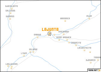 map of La Junta