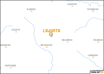 map of La Junta