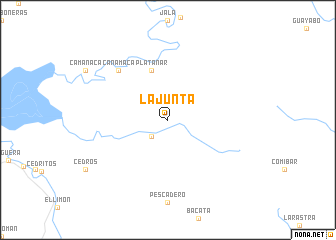 map of La Junta