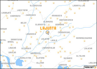 map of La Junta