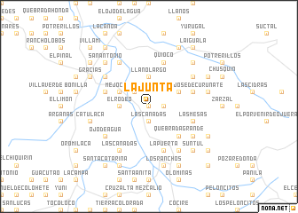 map of La Junta