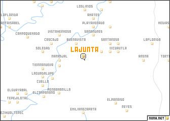 map of La Junta