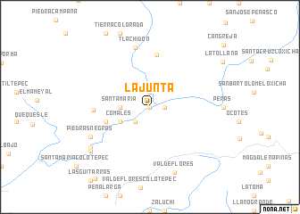 map of La Junta