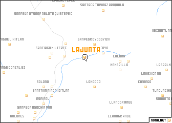 map of La Junta