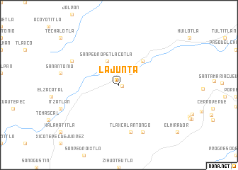 map of La Junta