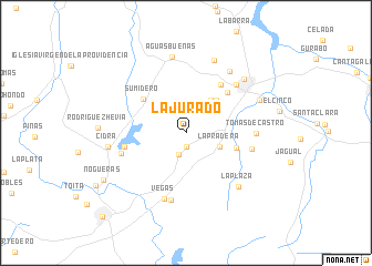 map of La Jurado