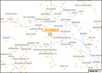 map of Lakābād