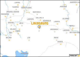 map of Lakadaung