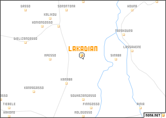 map of Lakadian