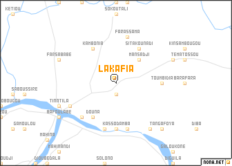 map of Lakafia