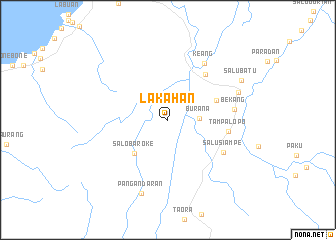 map of Lakahan