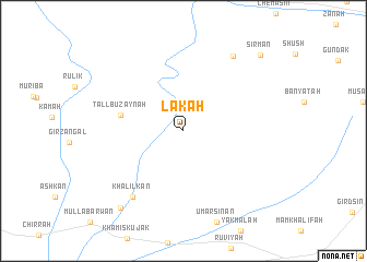 map of Lakah