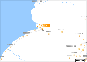 map of Lakakih