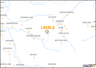 map of Lakalu